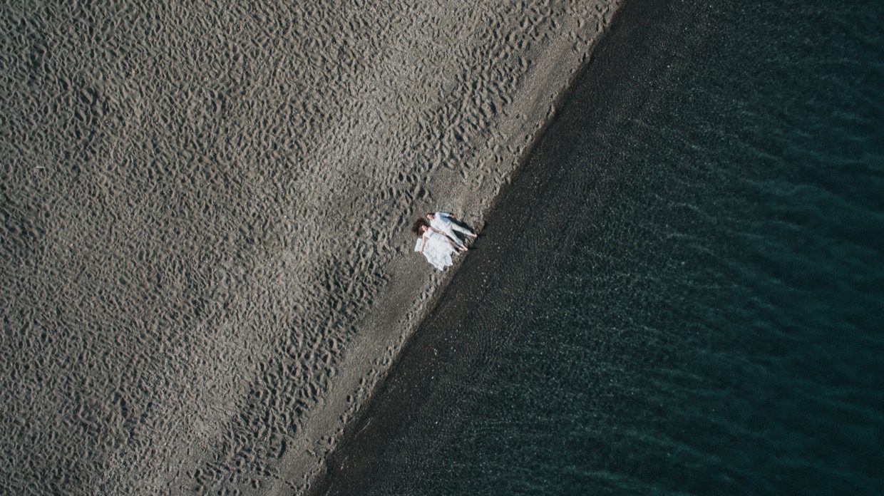 Wedding Photographer Santorini Drone